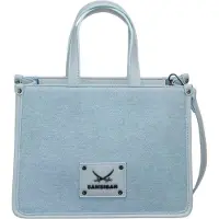 Sansibar sac à main sac à épaule bandoulière Mini Tote Bag Jeans bleu clair