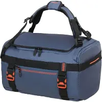 American Tourister sac de voyage sac à dos Urban Track Duffle / Backpack Coated 41L Navy / Orange bleu
