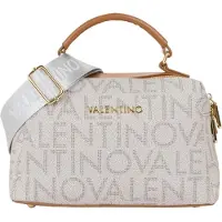 Mario Valentino Élégant sac à main pour femme de couleur beige avec bandoulière réglable