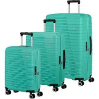 American Tourister trolley Roadrush Trolley Set A Aqua Turquoise 77cm