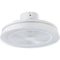 Eglo Ventilateur de plafond blanc Vallonia Ø 48cm