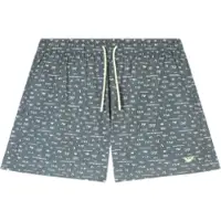 Emporio Armani pour homme. EM000583_AF20667 Maillot de bain logo vert (XXL), Beachwear, Polyester
