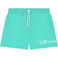 EA7 pour homme. 7M002000_AF13049 blouse mi-longue avec logo ASV vert (S), Beachwear, Polyester