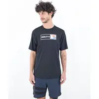 Hurley Everyday Hybrid Short Sleeve Rash Guard Noir S Homme