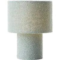 Brilliant Lampe de table verte Teddy 5 lumières noir avec blanc