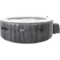 Intex Greywood Deluxe Purespa Pool Gris 4 People