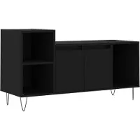 vidaXL "Promotion d'hiver" Armoire TV Noir 100x35x55 cm Bois composite - Armoires TV CC20702