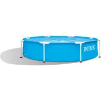 Intex Metal Frame Pool 244x51 Cm Bleu 1828 Litres