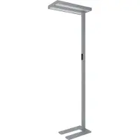 DOTLUX 5234-140240 Lampadaire LED ASSISTsensor 60W 8750lm 4000K argent 5500lm up / 3250lm down (8750 lm)