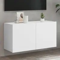 Prolenta Maison Exclusive - Meuble TV blanc 80x30x41 cm