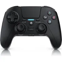CSL Controller, Gamepad wireless, sans fil pour PS4 & PC, double vibration, touchpad, haut-parleur, contrôleur PlayStation 4