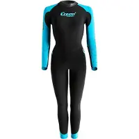 Cressi Karua Woman Long Sleeve Neoprene Wetsuit 3-2 Mm Noir XS Femme