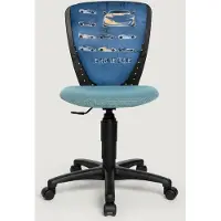 Topstar Chaise pivotante pour enfant NIC Sportswagen, ergonomique, noir/bleu clair