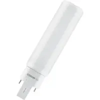 Osram Lampe LED DULUX D/E18 HF & AC, à culot unique, en plastique, opale, 7 W (équivalent 18 W), 770 lm