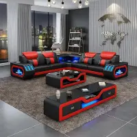 AEA L-Form Designer Wohnlandschaft Polster Ecksofa Eck Garnitur Sofa Couch Ecke led