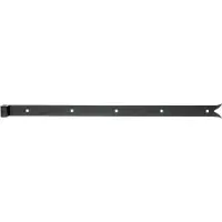 Alberts 306182 : Band de serrage, droit, extrémité en forme de queue de carpe, couleur noire, diamètre de la bobine : 14 mm, dimensions : 700 x 35 mm
