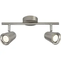 Brilliant LED Spot tubulaire Nifty | spot mural sobre | métal | fer | têtes orientables