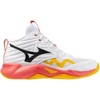Mizuno Wave Momentum Pro Mid Chaussures de sport indoor Blanc UE 46 1/2 Hommes,Femmes Blanc UE 46 1/2