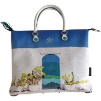 Gabs Cuir sac à épaule G3 Plus Holiday Bag Porta Blu multicolore