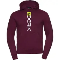 Berik Digital Hoodie, bordeaux/blanc, XL