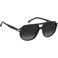Polaroid Lunettes de soleil unisexe Carrera 375/S – Noir – Verres polarisés UV