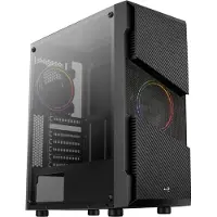 Eurocase AeroCool Menace Saturn FRGB v1 - Tempered Glass Edition - Tour - ATX - panneau latéral avec fenêtre (verre trempé)