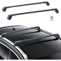 StarTech.com Barre transversale de toit universelle 1208 mm - Rails latéraux striés pour voitures - Barres de toit robustes pour le transport et les bagages
