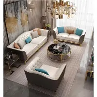 AEA Dreisitzer Couch Weiß Polster Design Sofa Moderne 3er Sitz Sofas Zimmer Möbel