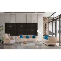 Xl Moebel Gmbh Beige Sofagarnitur 3+2+1 Sitzer Luxus Polster Couchen Stilvolle Möbel