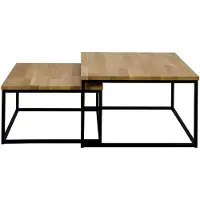 AEA Tables Set 2x table basse table d'appoint design salon canapé 2pcs