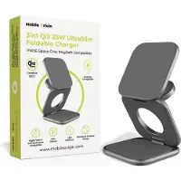 Mobile Origin MO-USF-PW36-GRY, d'intérieur, USB, recharge sans fil, gris