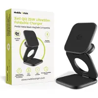 Mobile Origin MO-USF-PW36-BLK, d'intérieur, USB, recharge sans fil, noir
