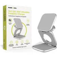 Mobile Origin MO-USF-PW36-SLV, d'intérieur, USB, recharge sans fil, argent