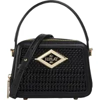 Replay sac à main sac à épaule bandoulière Handbag Black noir