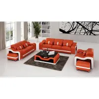 Xl Moebel Gmbh Ledersofa Couch Wohnlandschaft 3+2+1 Sitzer Garnitur Sofagarnitur Sofa mit USB