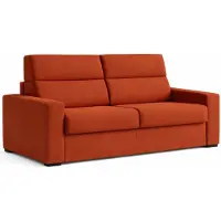 Dmora Sonico - Canapé-lit 2 places, 200x95 cm Orange, Déhoussable Italy