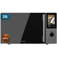 Cecotec Micro-ondes Numérique, Tactile et Grill 28L Convection 2800 Touch. 900W en 5 Niveaux, Grill 1200W, Convection 2200W