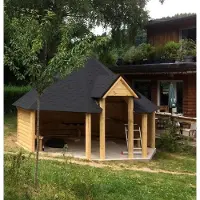 AEA Cabane Grill Grillkota Cabane Abri Maison Finlandaise 16,5 m² Kota