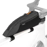 Qunature Sacoche de cadre Bikepacking, 1,75 L, hydrofuge, sacoche de vélo pour VTT, vélo de course et vélo électrique, noir