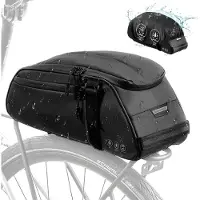 Sonstiges Sacoche de vélo Porte-bagages 8L imperméable réfléchissant Sac à bandoulière avec plusieurs compartiments Protection contre la pluie