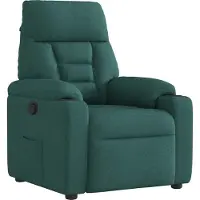 Syfax Fauteuil inclinable Vert foncé Tissu