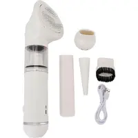 Gistuch Aspirateur pour animaux de compagnie, brosse à poils automatique et système d'aspiration, pour chiens et chats, 1800 mAh, pour lit et tapis – 2-en-1