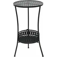 Alle Hersteller Bistro Tisch 40x70 cm Metall schwarz