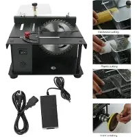 OEM Mini-scie de table, puissance 200W, profondeur de coupe réglable 35mm, mini-scie de table, EU