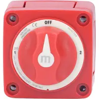 Gistuch 300A Coupe-batterie 3 positions Dual Circuit connexion électrique couper isolateur pour Marine Boat Car Truck Remorque RV