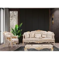 Xl Moebel Gmbh Luxus Chesterfield Sofagarnitur 3+1Sitzer Klassische Sofa Barock Polster Sitz