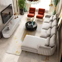AEA Ecksofa L-Form Couch Wohnlandschaft Garnitur Design Modern Sofa Sofas