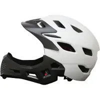 Alle Hersteller Casque enfant entièrement couvert Balance vélo enfants visage blanc_ Une taille