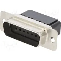 TNE 1x Connecteur D-Sub : 15 broches, mâle, type sans contact, série CD CDA-15P(05) D-Sub