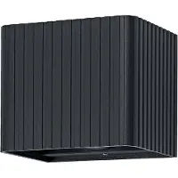 Osram Applique murale extérieure , gris foncé, 15 W, 330 lm, 3000 K, angle d'éclairage de 210°, durée de vie de 50 000 heures, indice de protection IP65
